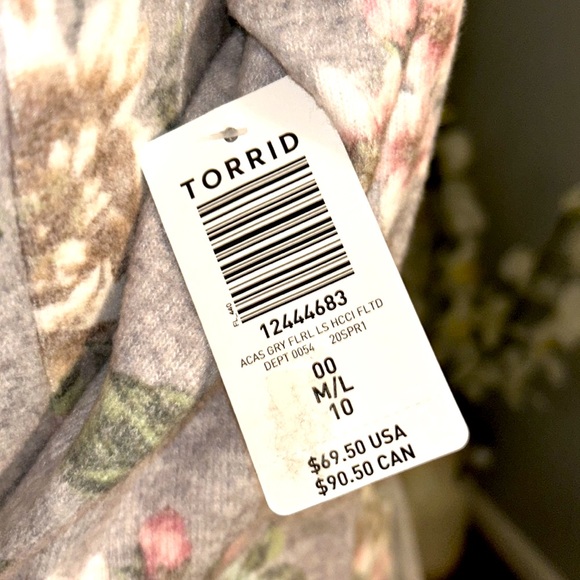 Torrid Super Soft Floral Dress! Size 00X! NWT! - Picture 12 of 12